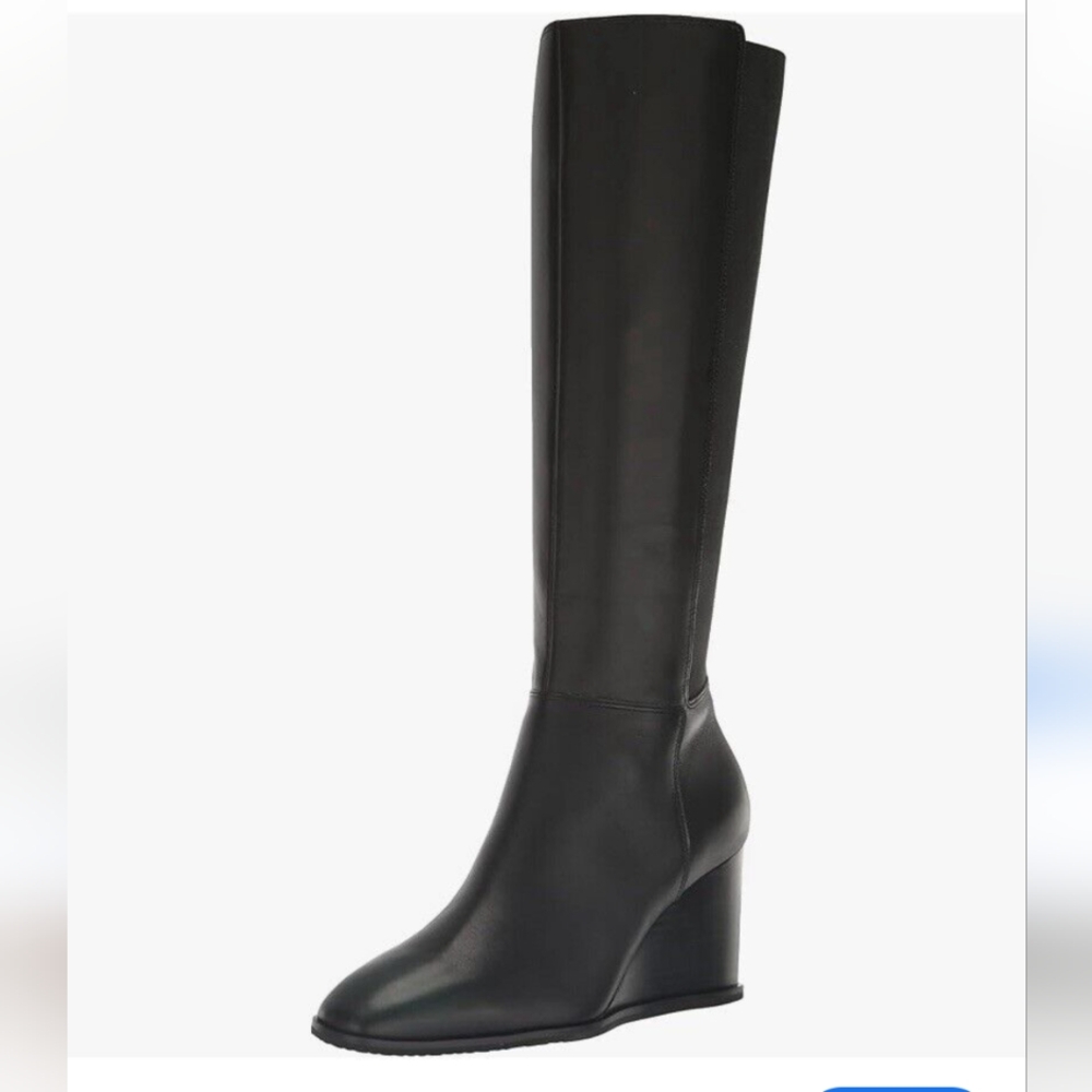 New NYDJ Jessica 35 Size 6M Wedge Knee High Boot